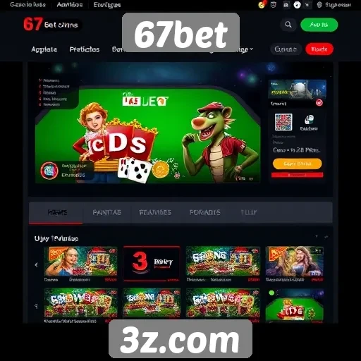 Plataforma 67bet se destaca pela interface amigável